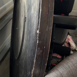 Used 60” Round Real Wood Dining Table