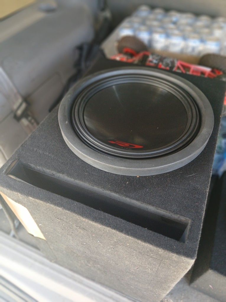 Alpine Type R 12" Subwoofer With Box Enclosure