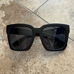 Oversized Statement Black Sunglasses
