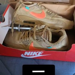 Nike Air Max 90s (Off Whites) Desert Ores