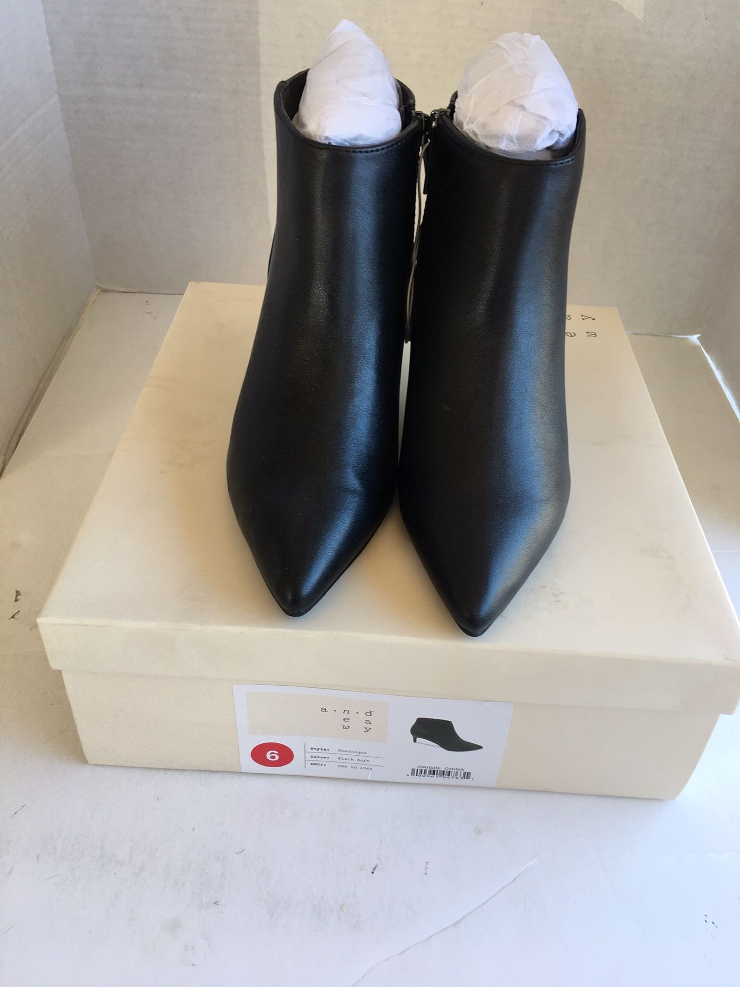 A new day Dominique Black Soft Heels