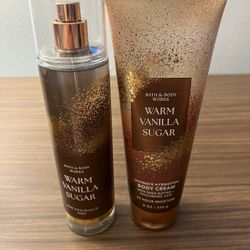 Bath & body works warm vanilla sugar set