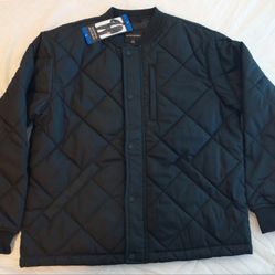 Banana Republic Quilted Bomber Jacket Men's Midweight