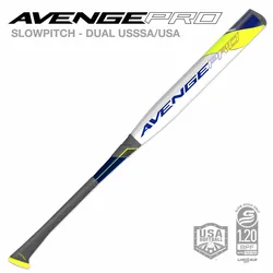 Axe Avenge Pro Dual Stamp Softball Bat - 34” / 27oz (Less Than 20 Swings!)