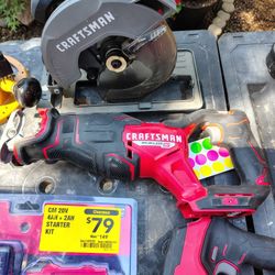 Craftsman Saws And Battery And Chargers Included 