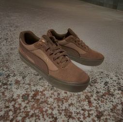 PUMA Men's Brown Lace Up Casual Sneakers Round Toe US 8.5 UK 7.5 EU 41 404131-03