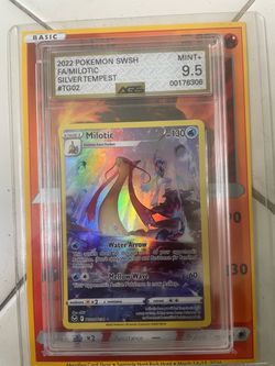 AGS 9.5 2022 Pokemon SWSH Silver Tempest TG Milotic TG02/TG30 FA Holo