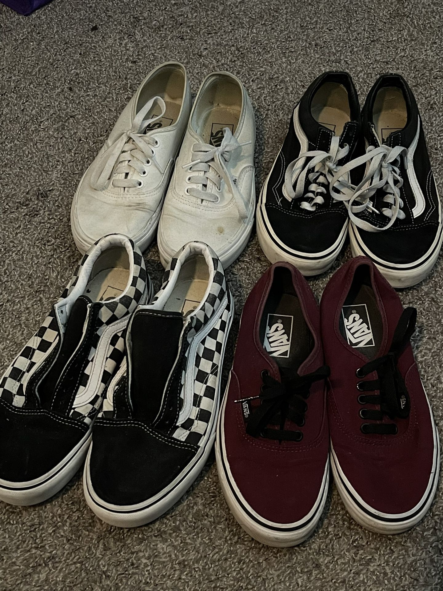 Used Vans Good condition $50 for all