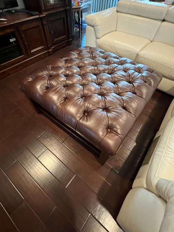 Leather Coffee Table