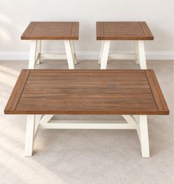Coffee table and side tables set