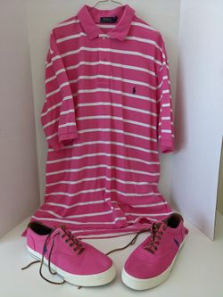 Men's Ralph Lauren Polo Shirt And Shoes