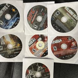 7 PS3 GAMES FOR ONLY $20!