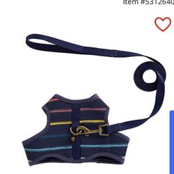 NEW Whisker City® Navy Stripe Cat / Small Pet Leash & Harness Combo **Several Available (2) Sizes ** Retails For $25 An Absolute Steal @$12 !!**