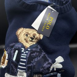 Ralph Lauren Polo  Bear Sweater Large