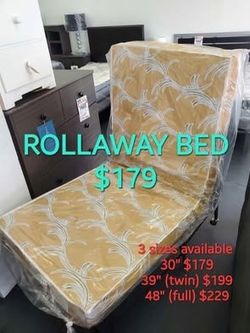 Jr single rollaway bed 30”