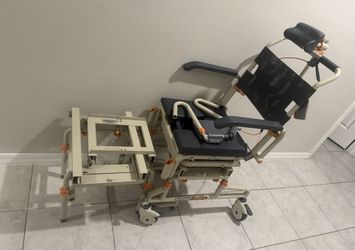 ShowerBuddy SB2 Transfer Shower Chair System w/ Rolling Base