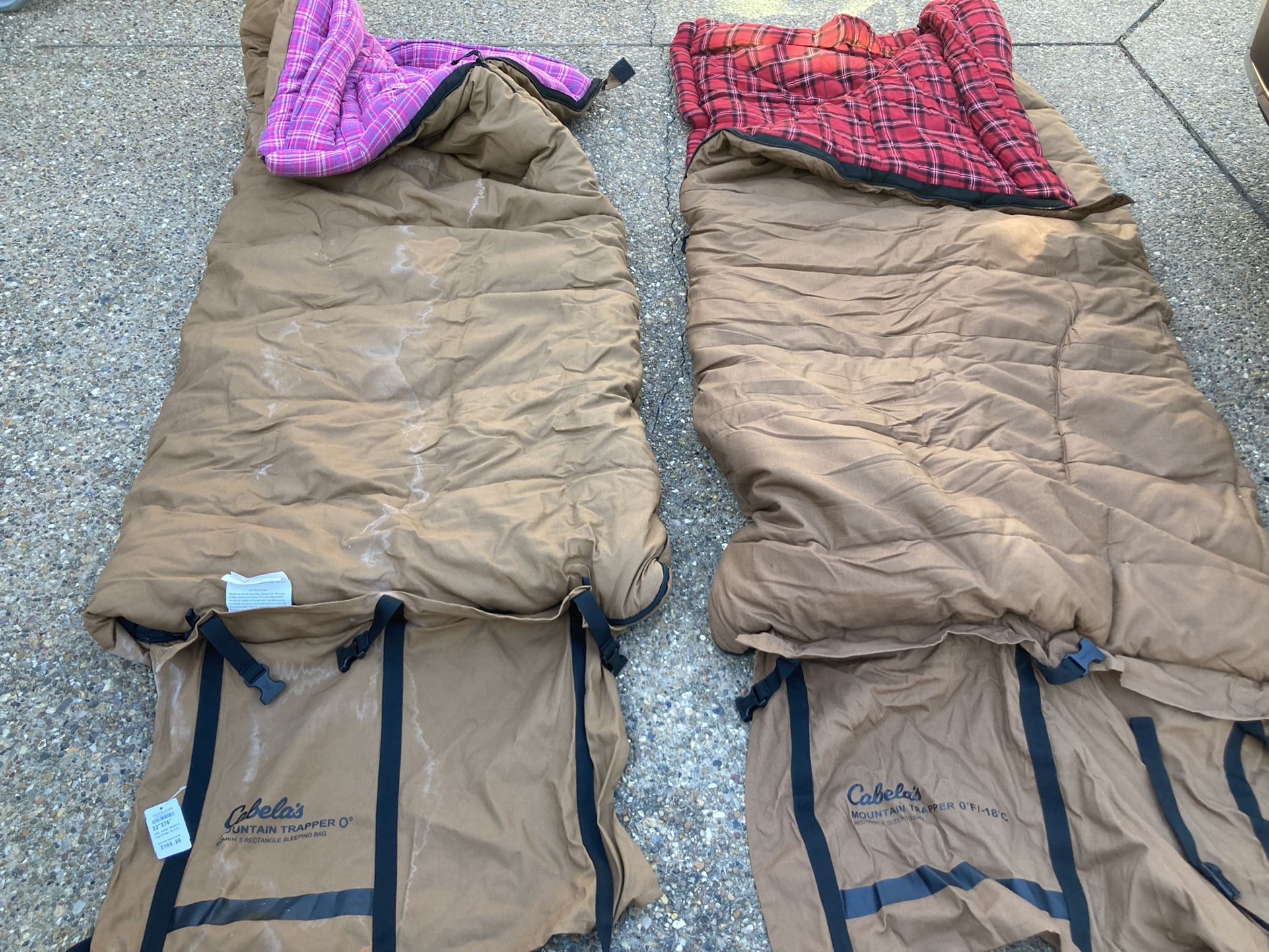 2 Cabelas Sleeping Bags