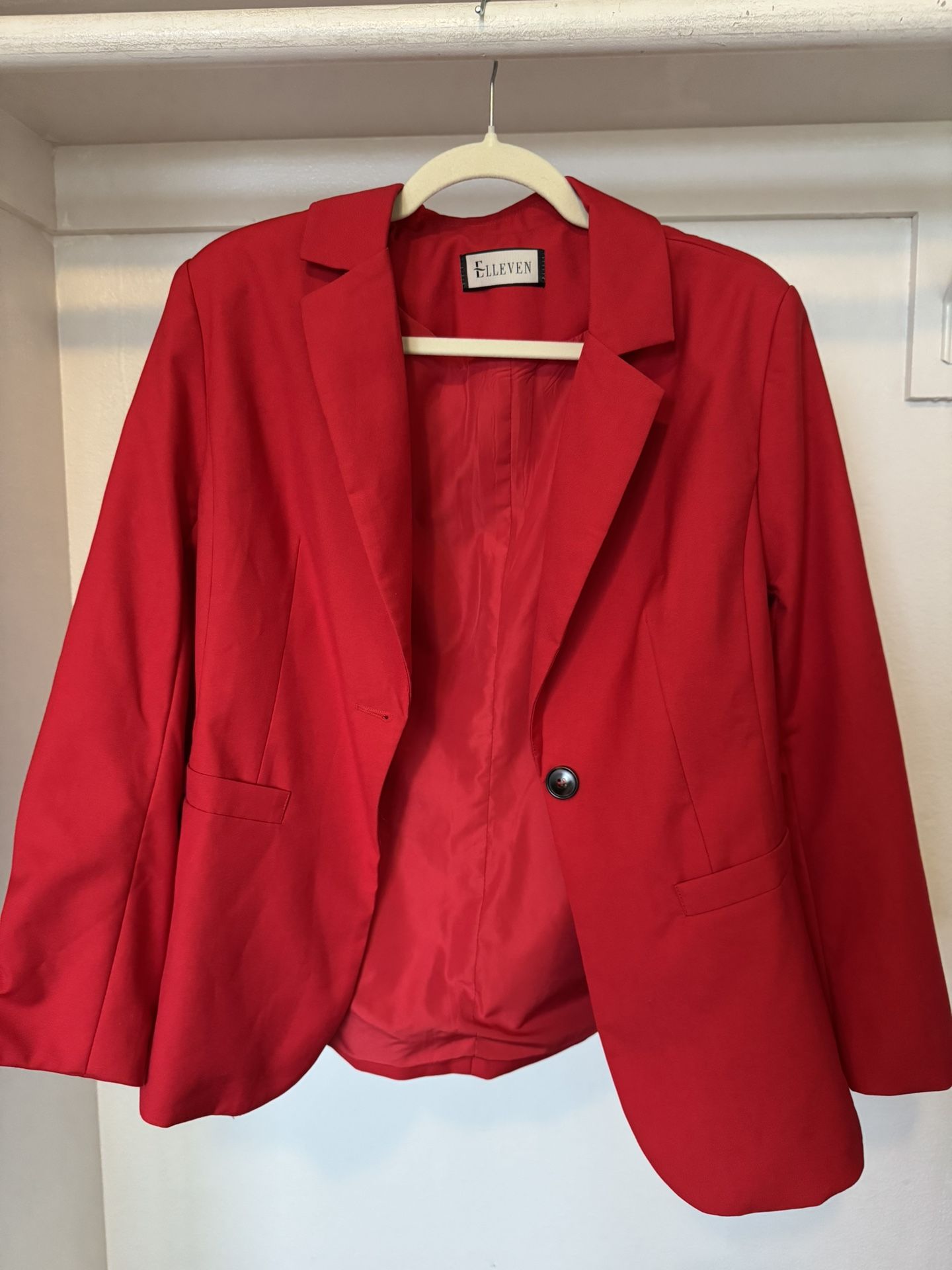 Red Women’s Blazer