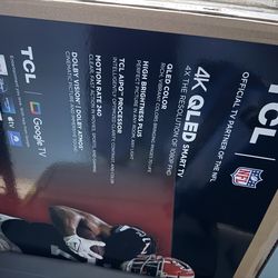 📺 TCL 4K QLED Smart TV – Brand New, Sealed Box (Google TV + Dolby Vision | 43”)