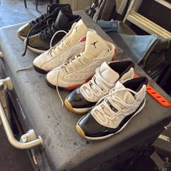 Jordan’s  All 3 Size  Two 8 1/2 One Size 10 
