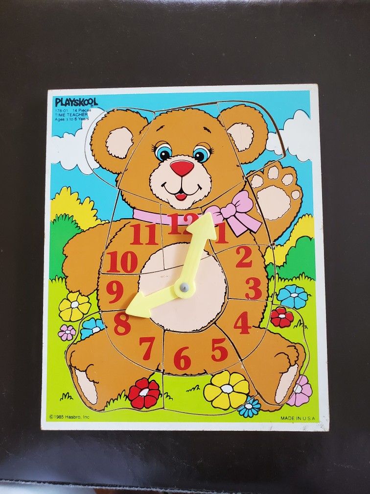 Vintage Wooden Playskool Puzzle