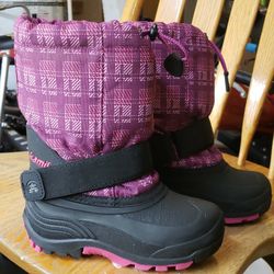 Kamik Girls Toddler Winter Snow Boots Size 12