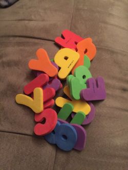 Bathroom letters and numbers