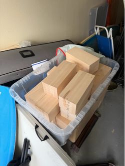 Maple blocks planed roughly 4x9 inches