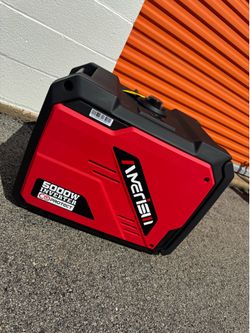 Amerisun 5000-Watt Gas Portable Generator, CO Sensor, Parallel Capable for Home Backup & Camping