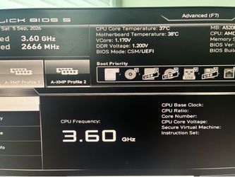 AMD RYZEN CPU AND MOTHERBOARD.
