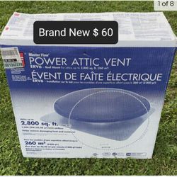 Brand New Power Attic Vent EGV6/ ERV6 