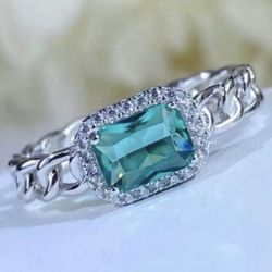 Paraiba Tourmaline Ring Sz 7