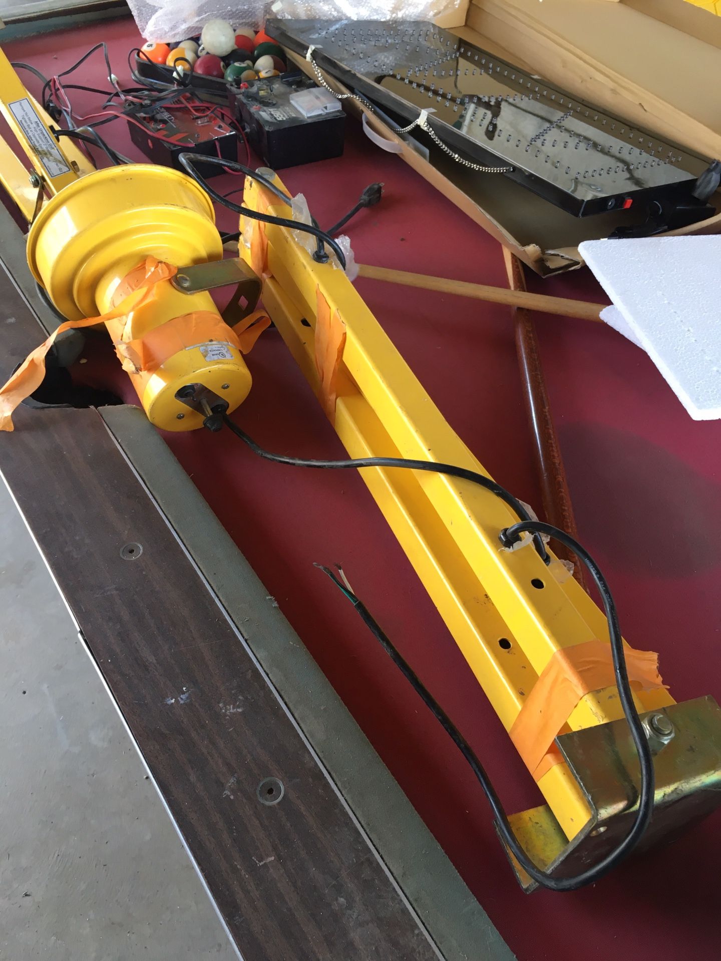 Two dock loading lights