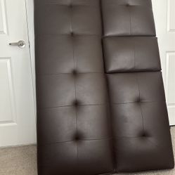 Futon Sofa - Faux leather 
