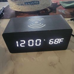 Wood Aesthetic Alarm Clock