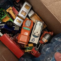 Vintage Matchbox Cars and Trucks, Made in England by Lesney
