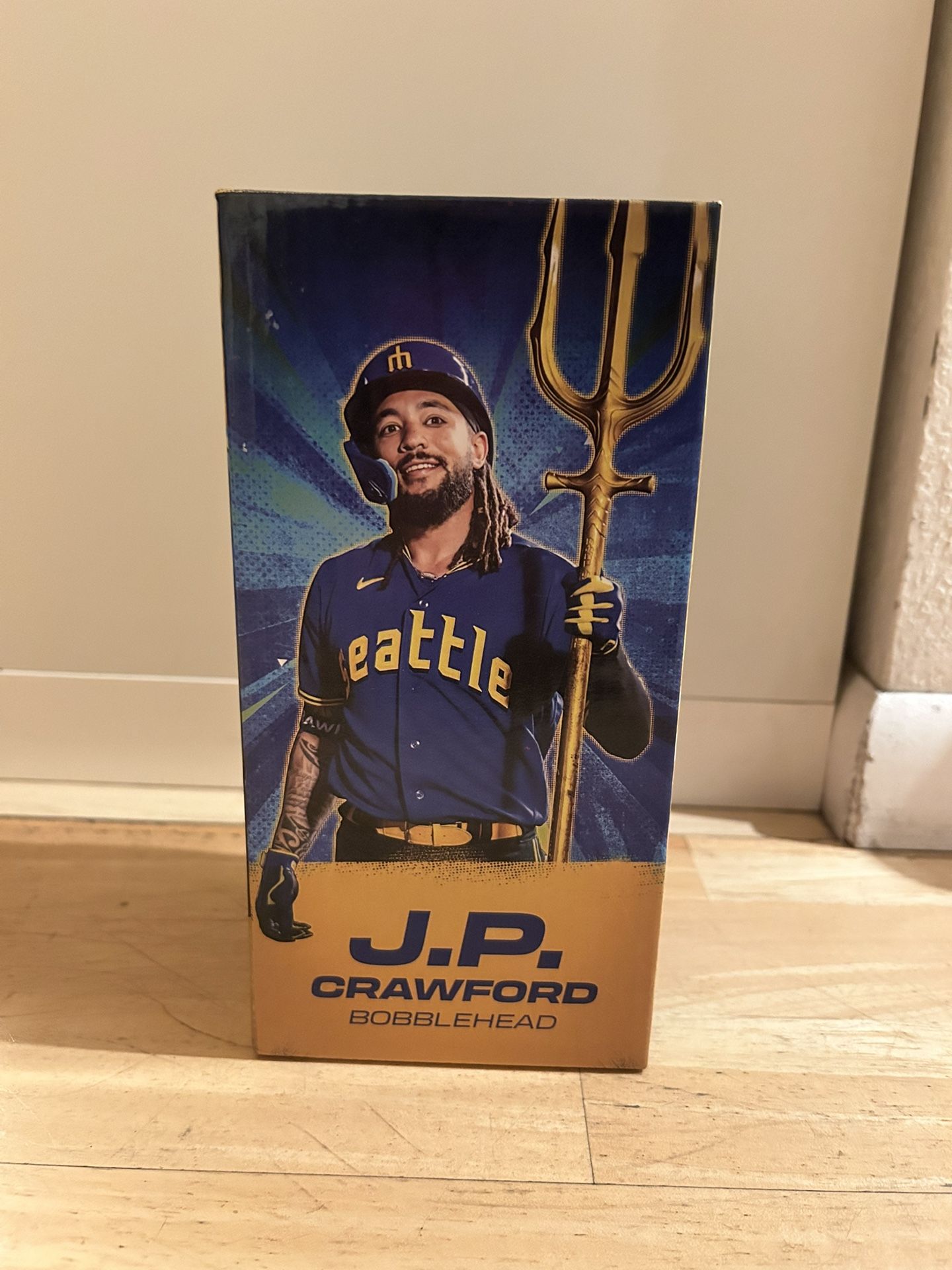 Seattle Mariners JP Crawford City Connect SGA Bobblehead