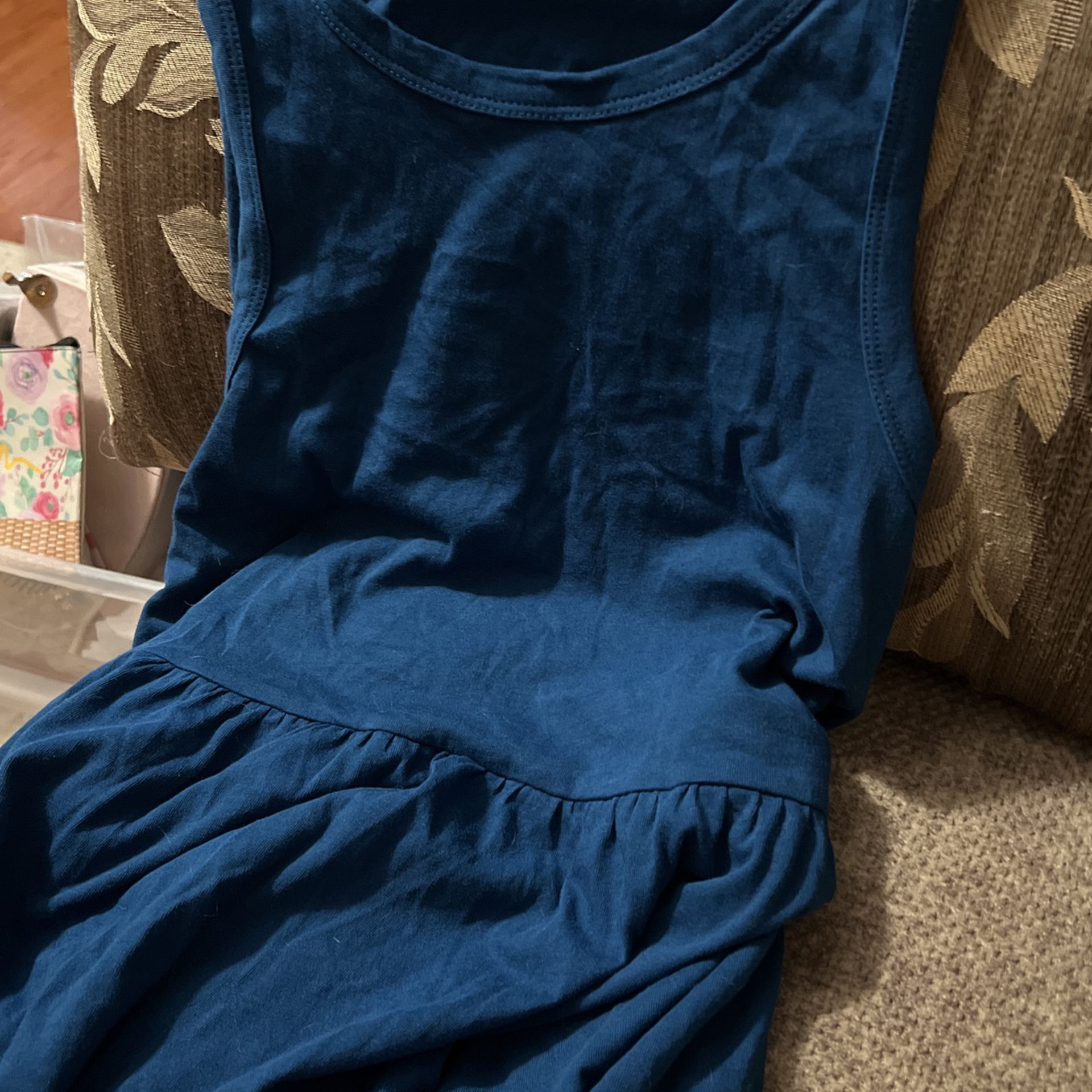 Nice! Soft! Cotton Blue Shirt Dress By JCREW