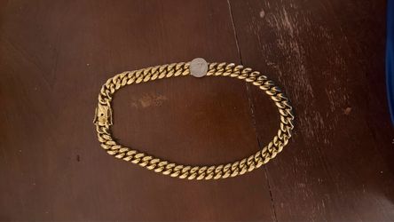 18kt gold plated Cuban link
