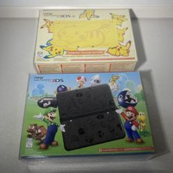 Pikachu Nintendo 3ds XL & New Black Friday Mario Editionn3ds Do
