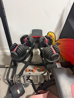 Bowflex SelectTech Adjustable Dumbbells with Stand