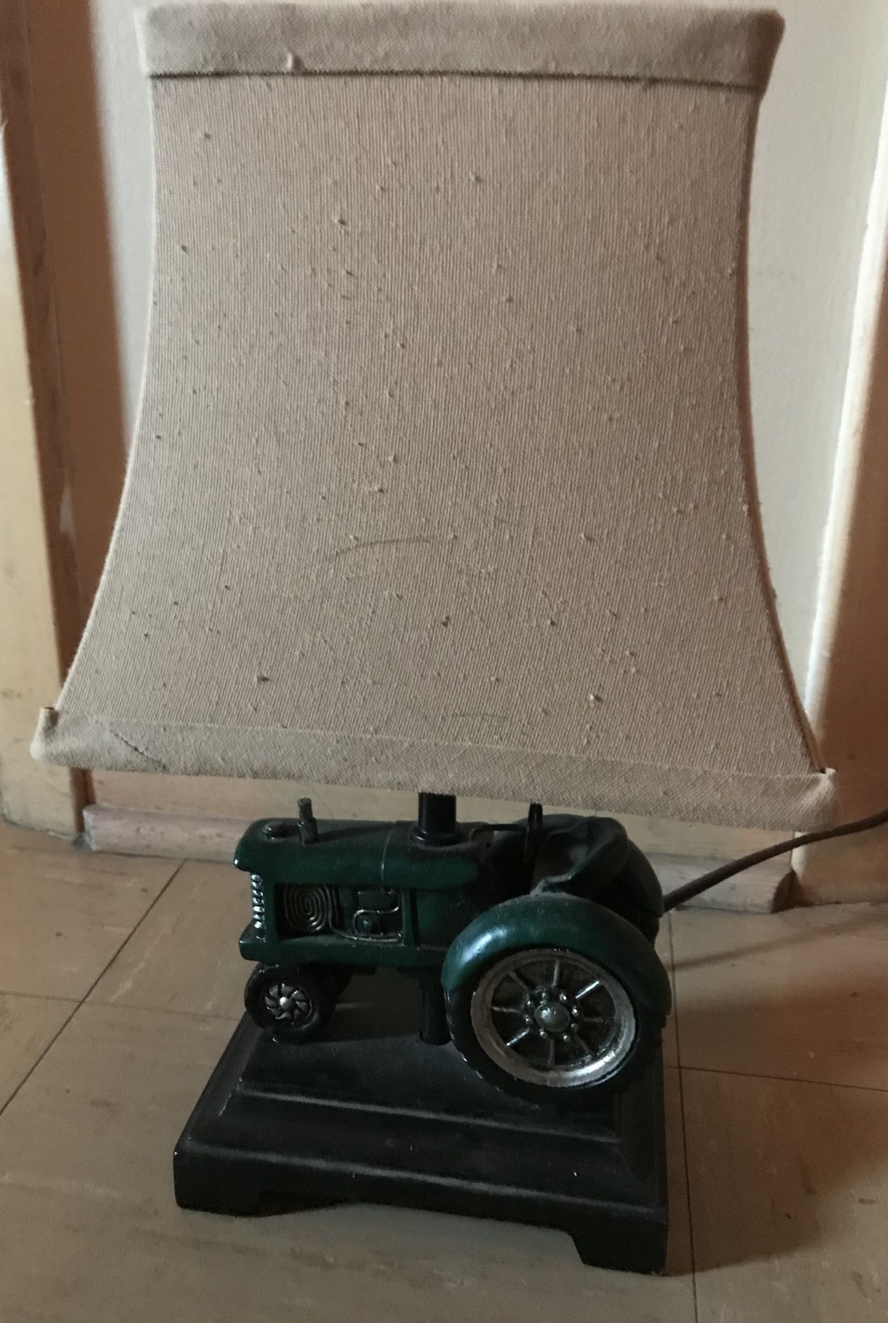 Small Tractor Lamp With Shade