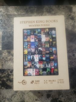 Stephen king wooden puzzle 