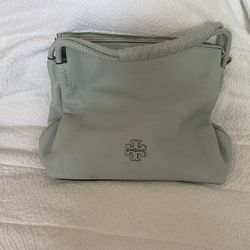 Tory Burch Blue Leather Bag 