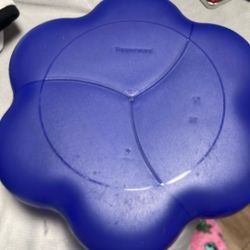 Tupperware Chip And Dip Server And Container