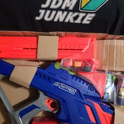 Nerf Gun Nitro MotorFury Rapid Rally Gun Nerf Toy Launcher Gun New Complete