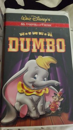 Dumbo 60th anniversary edition vhs
