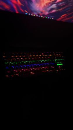 blue switch 75% mechanical keyboard