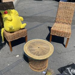 Bamboo Chair Set