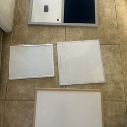 Four White Boards/ Bullet Board 